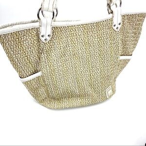 Tyler Rodan woven large beach tote bag